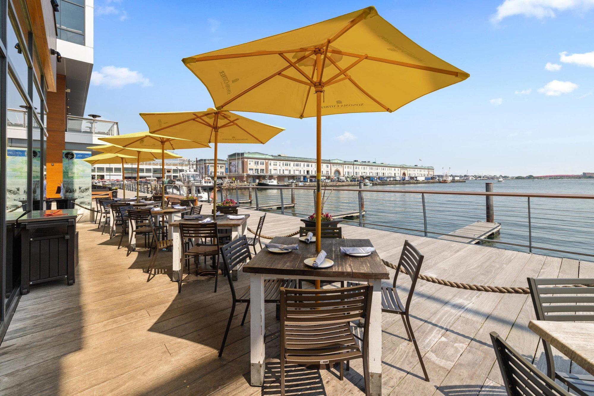 Legal Harborside restaurant in Boston, United States