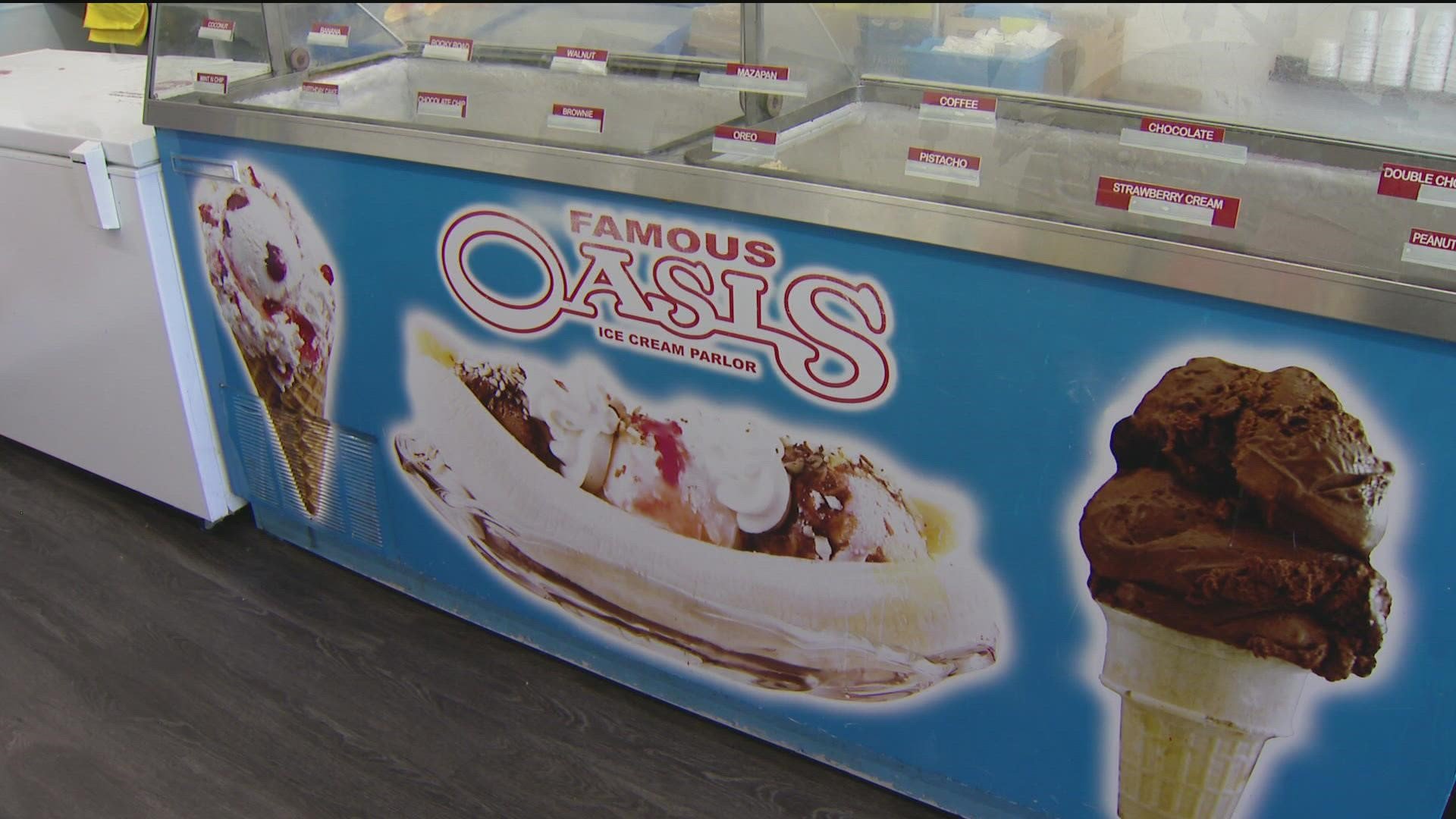 Oasis Ice Cream Parlor restaurant in San Diego, United States