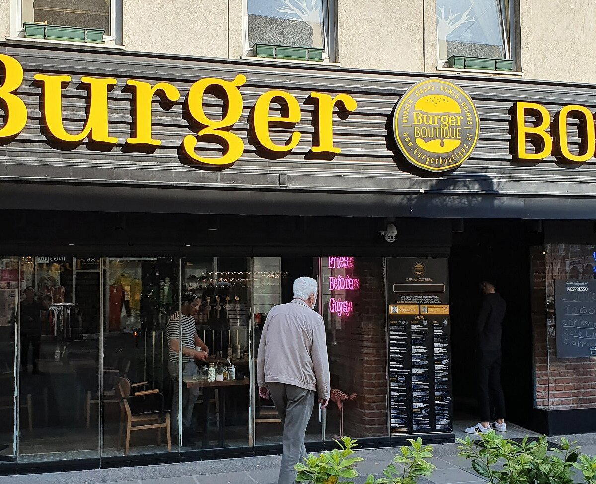 Burger Boutique restaurant in Vienna, Austria