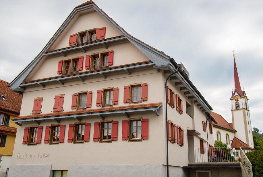 Gasthaus Adler restaurant in Allenwinden, Switzerland
