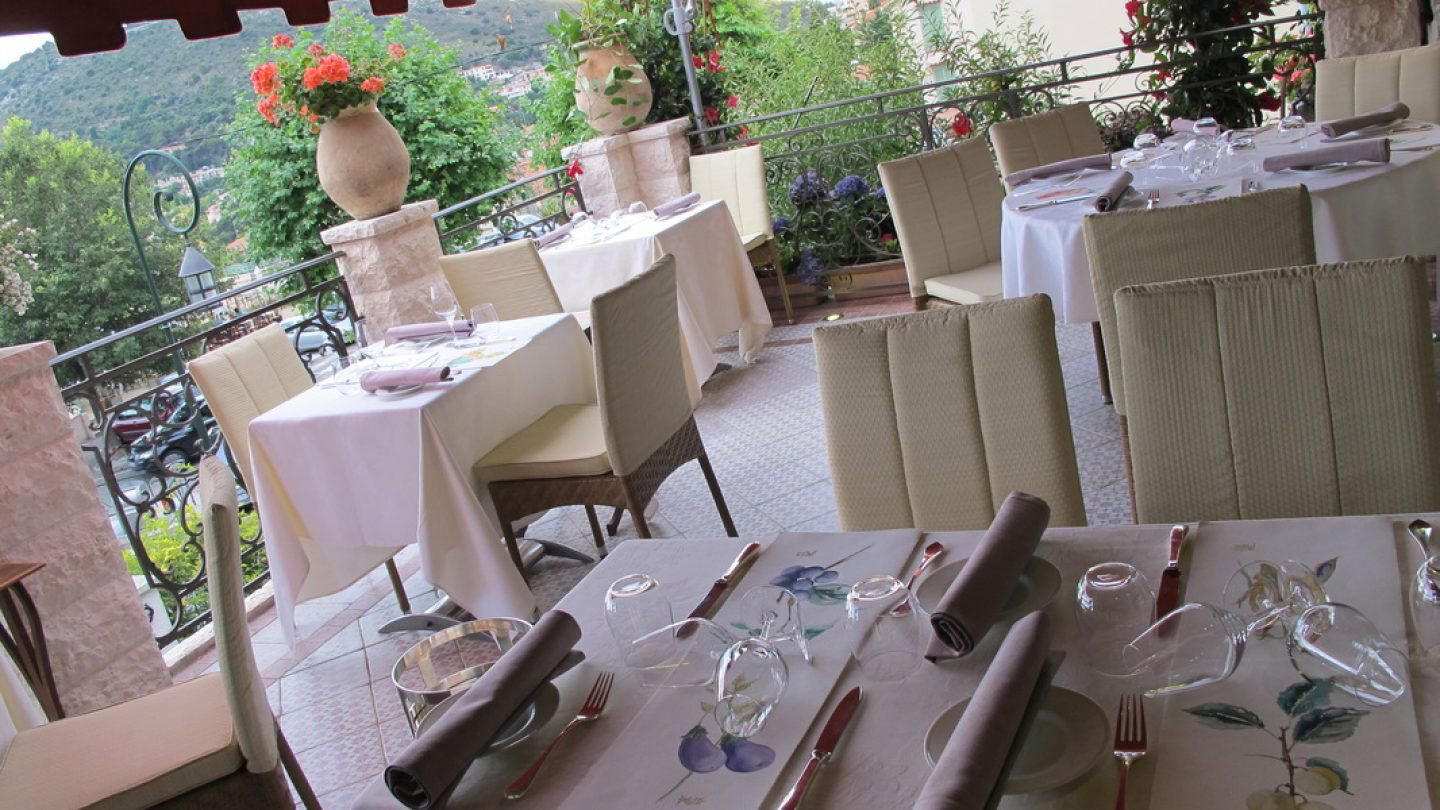 Hostellerie Jerome restaurant in La Turbie, Monaco