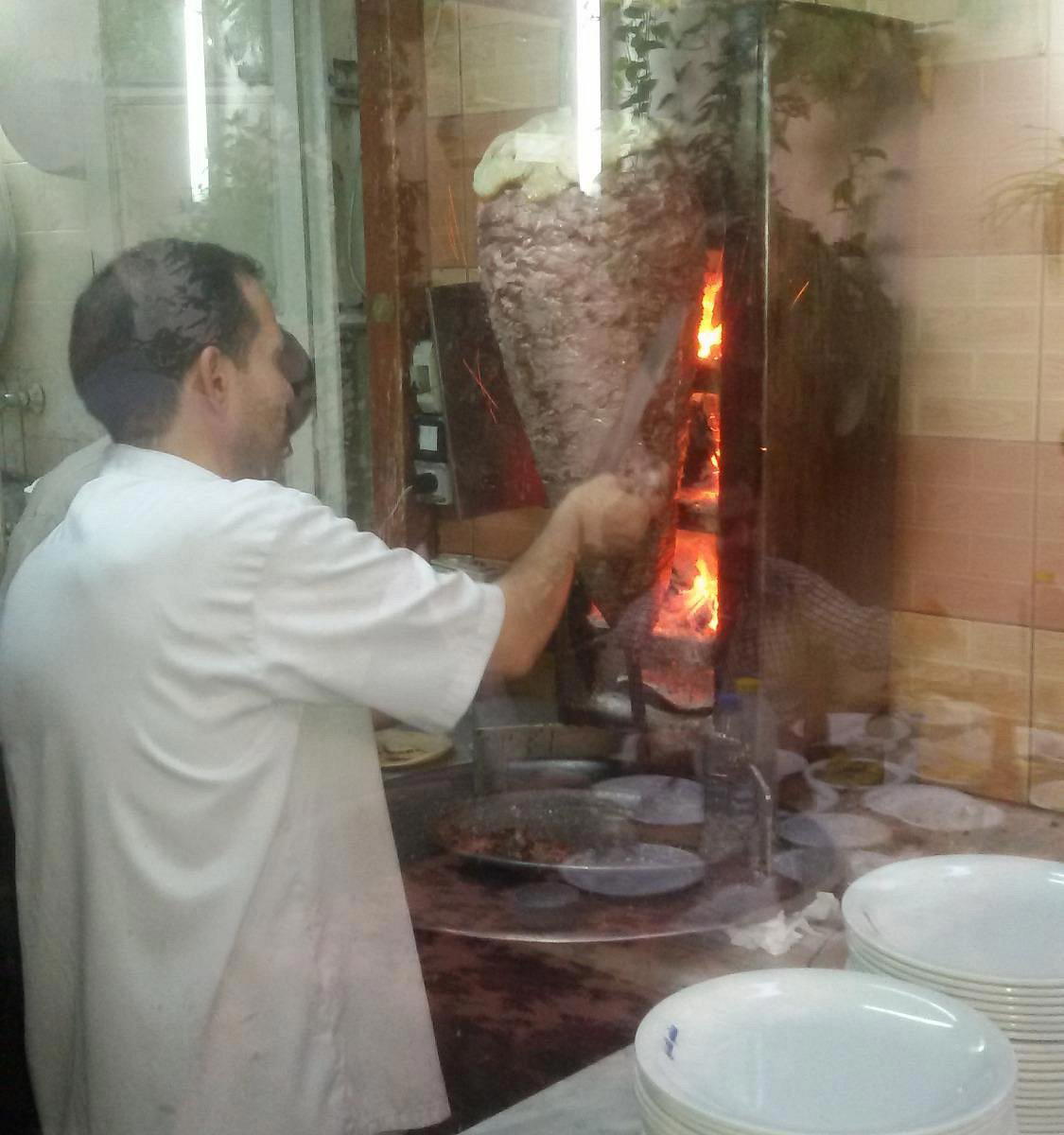 Saddeq Shawerma restaurant in Damascus