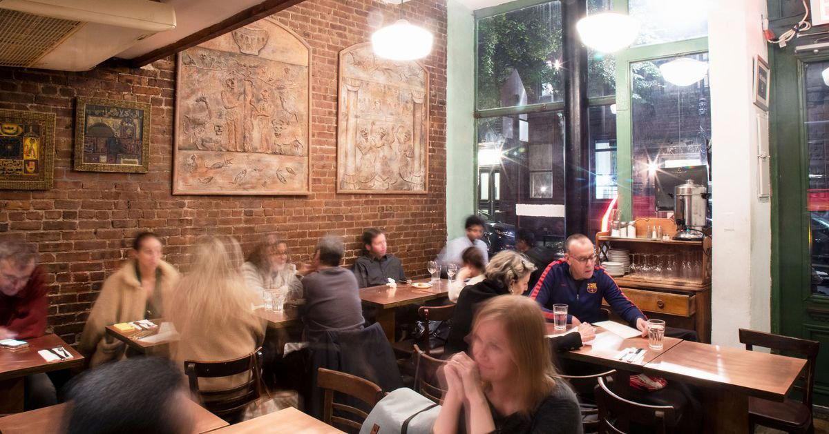 Moustache Pitza restaurant in New York City, United States