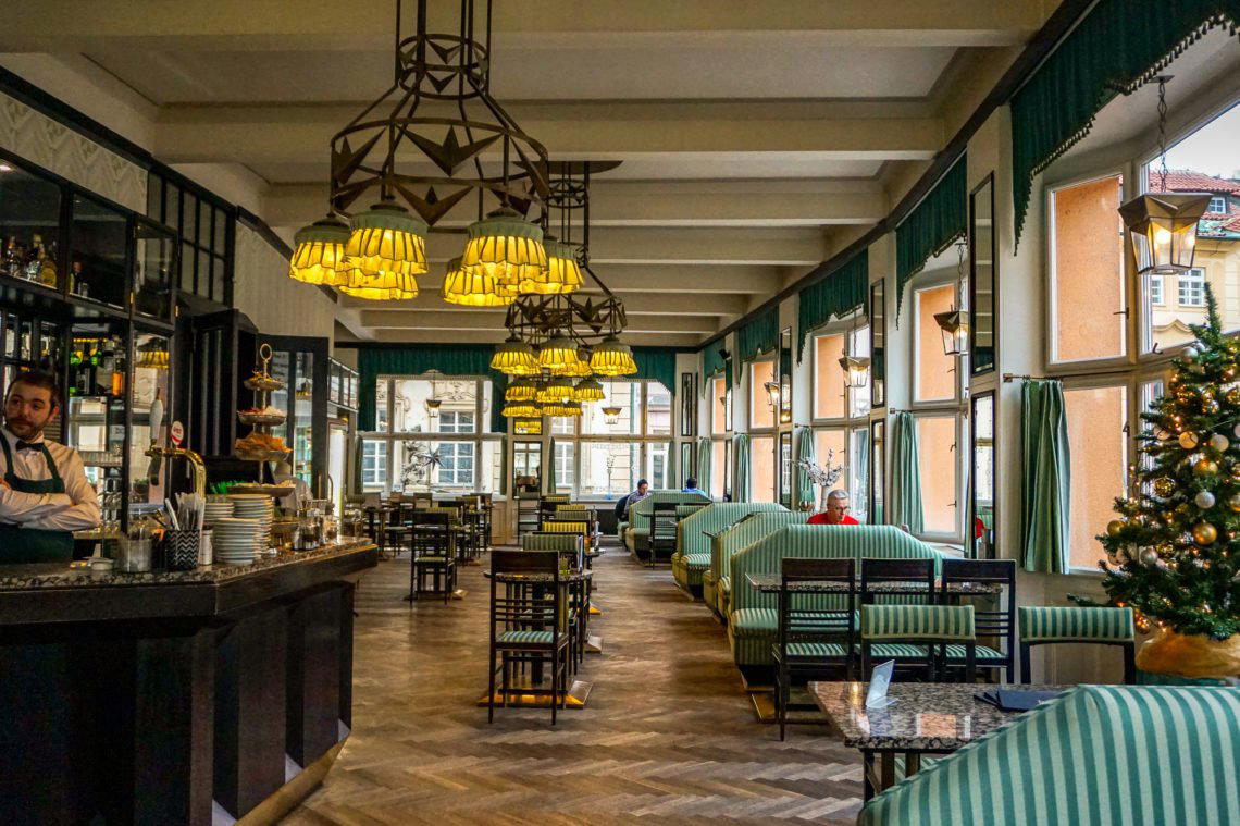 Grand Café Orient restaurant in Prague, Czech Republic
