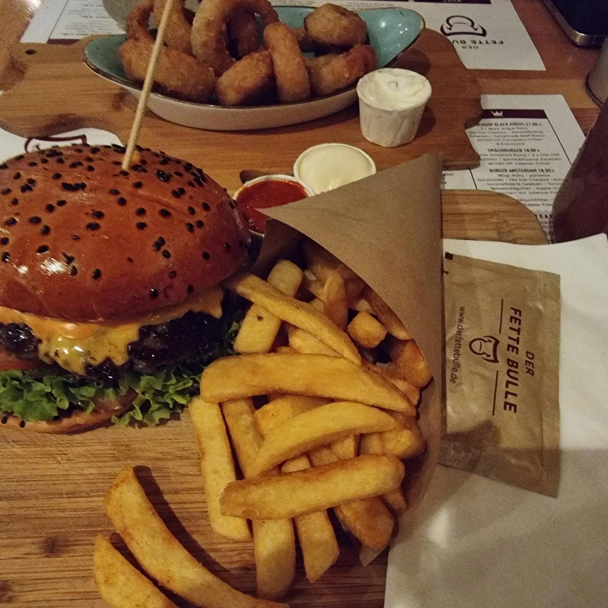 Der Fette Bulle restaurant in Frankfurt, Germany