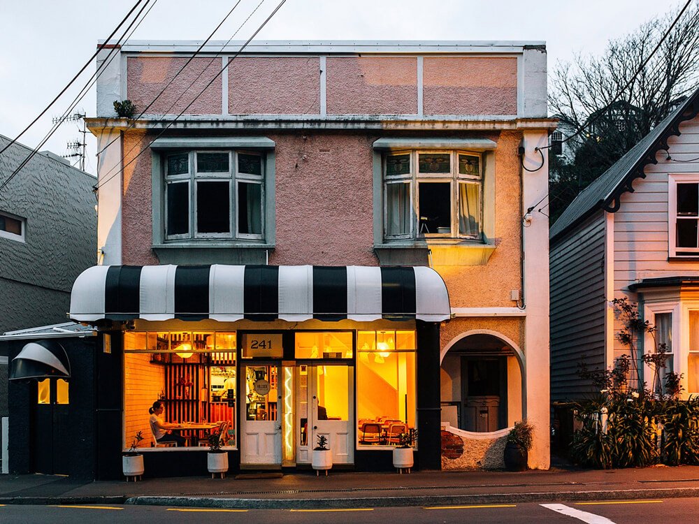 Hillside Kitchen restaurant in Thorndon Wellington, New Zealand