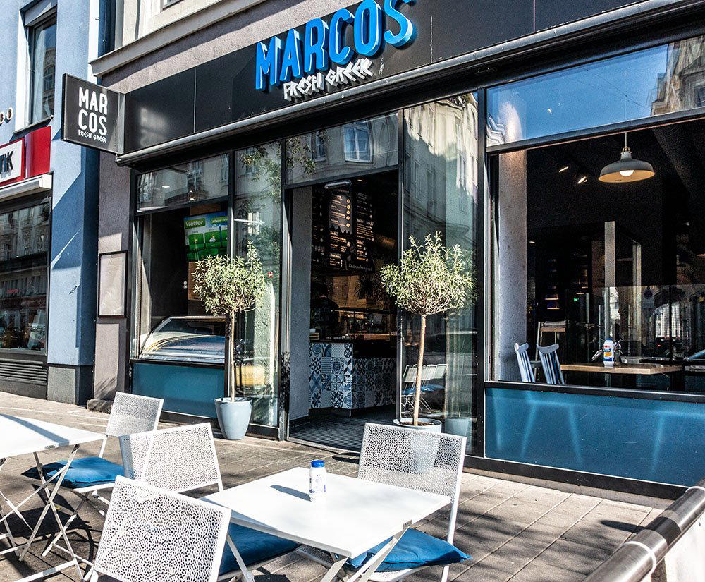 Marcos Fresh Greek restaurant in Vienna, Austria