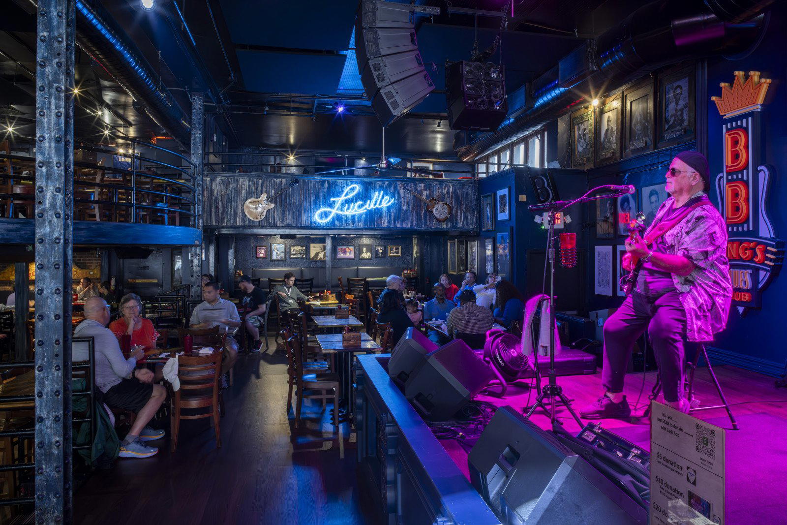 B.B. King's Blues Club restaurant in Memphis
