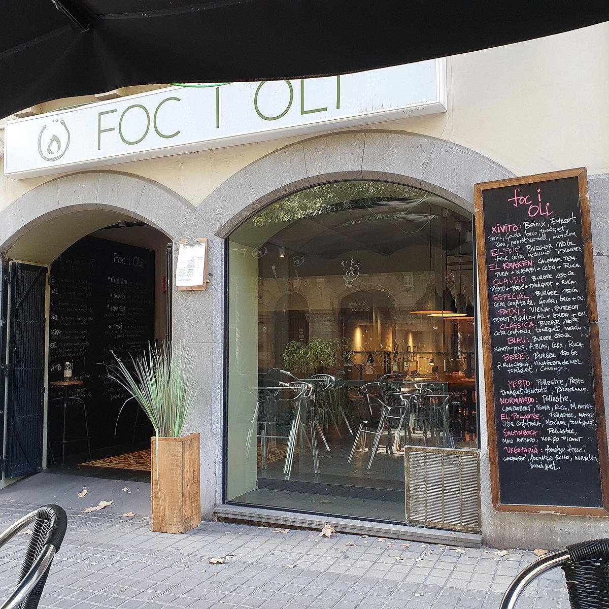 Foc i Oli restaurant in Barcelona, Spain