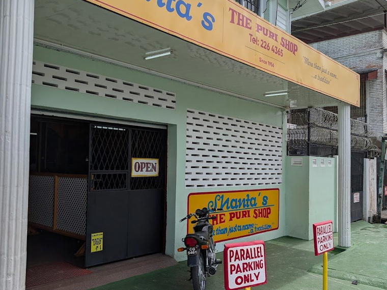 Shanta's Puri Shop, Georgetown, Guyana