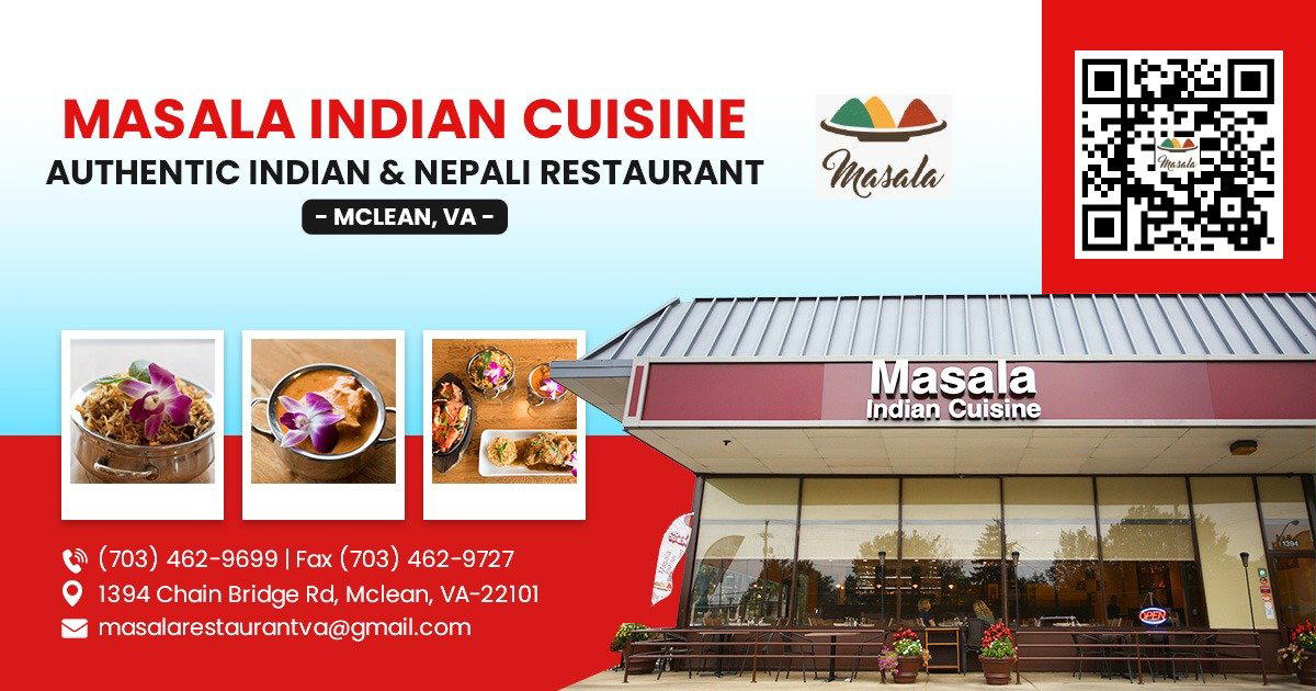 Masala Indian Cuisine restaurant in McLean, United States
