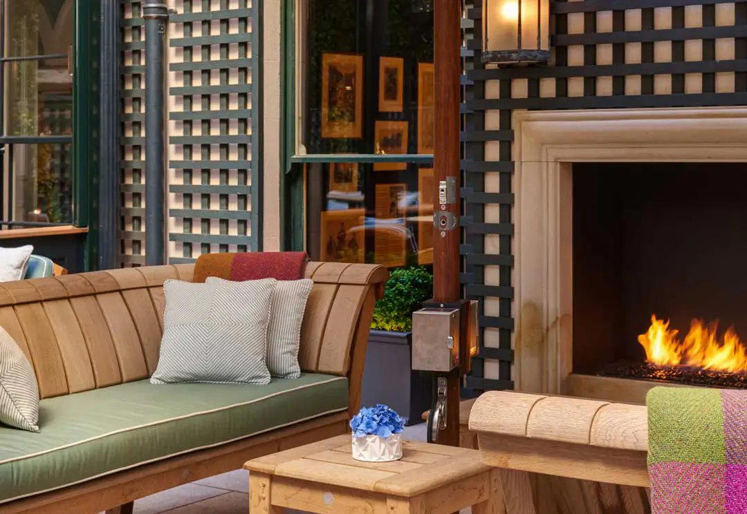 The Terrace at The Shelbourne restaurant in Dublin, Ireland