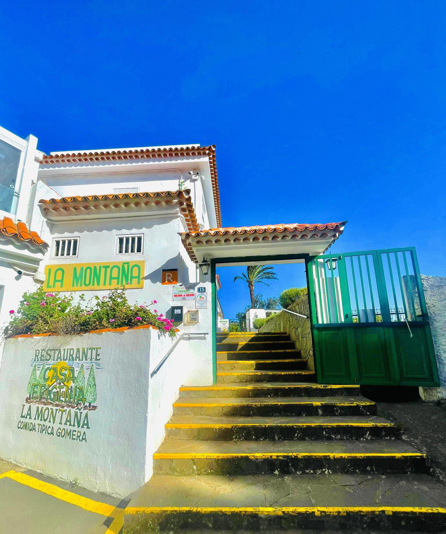Casa Efigenia Natural restaurant in Valle Gran Rey