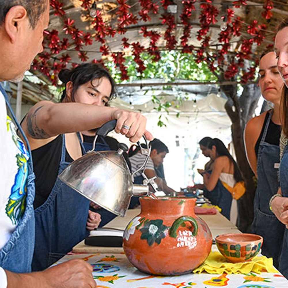 Casa Crespo restaurant in Oaxaca City, Mexico