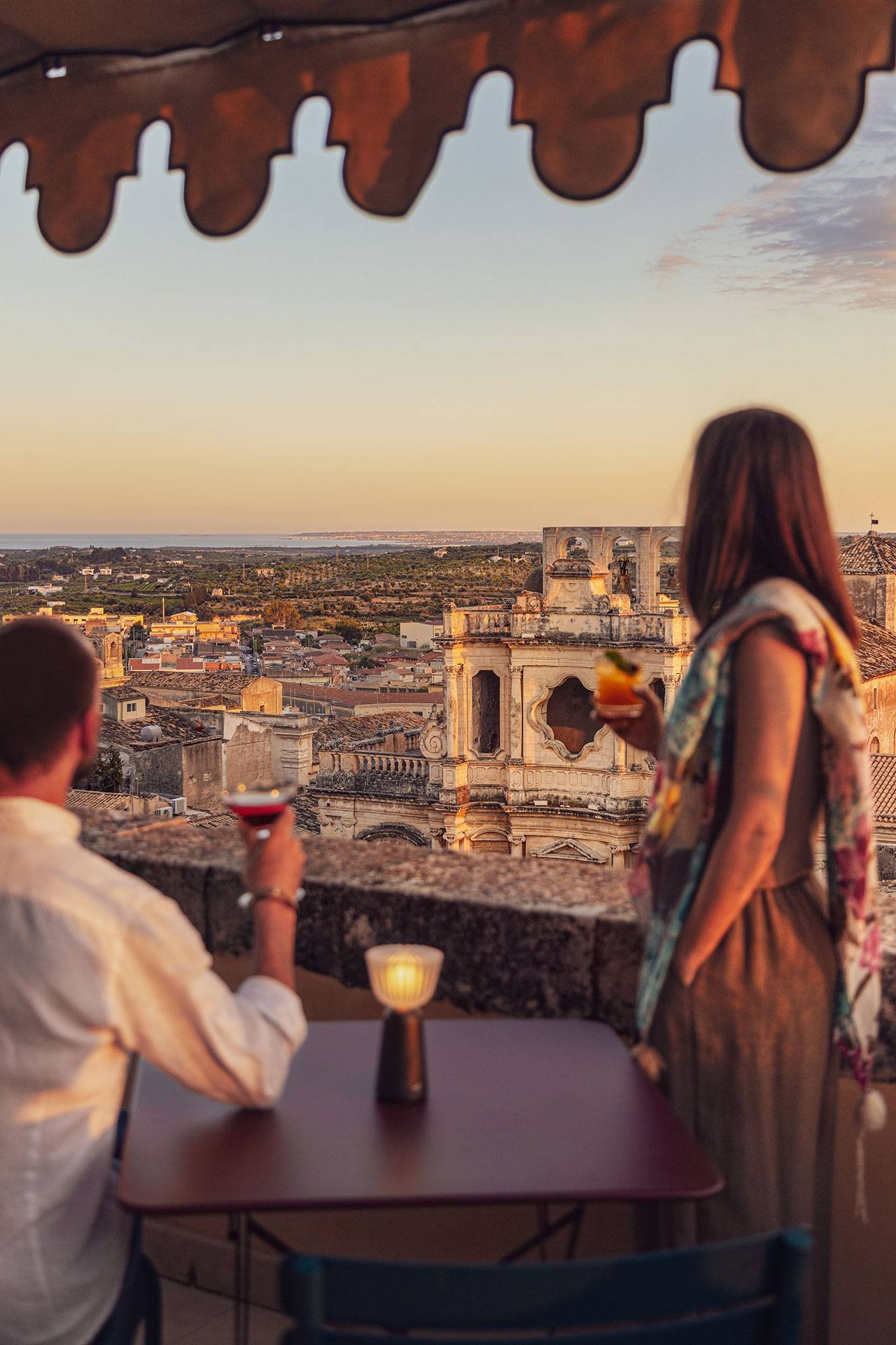 Terrazza Villadorata restaurant in Noto, Italy