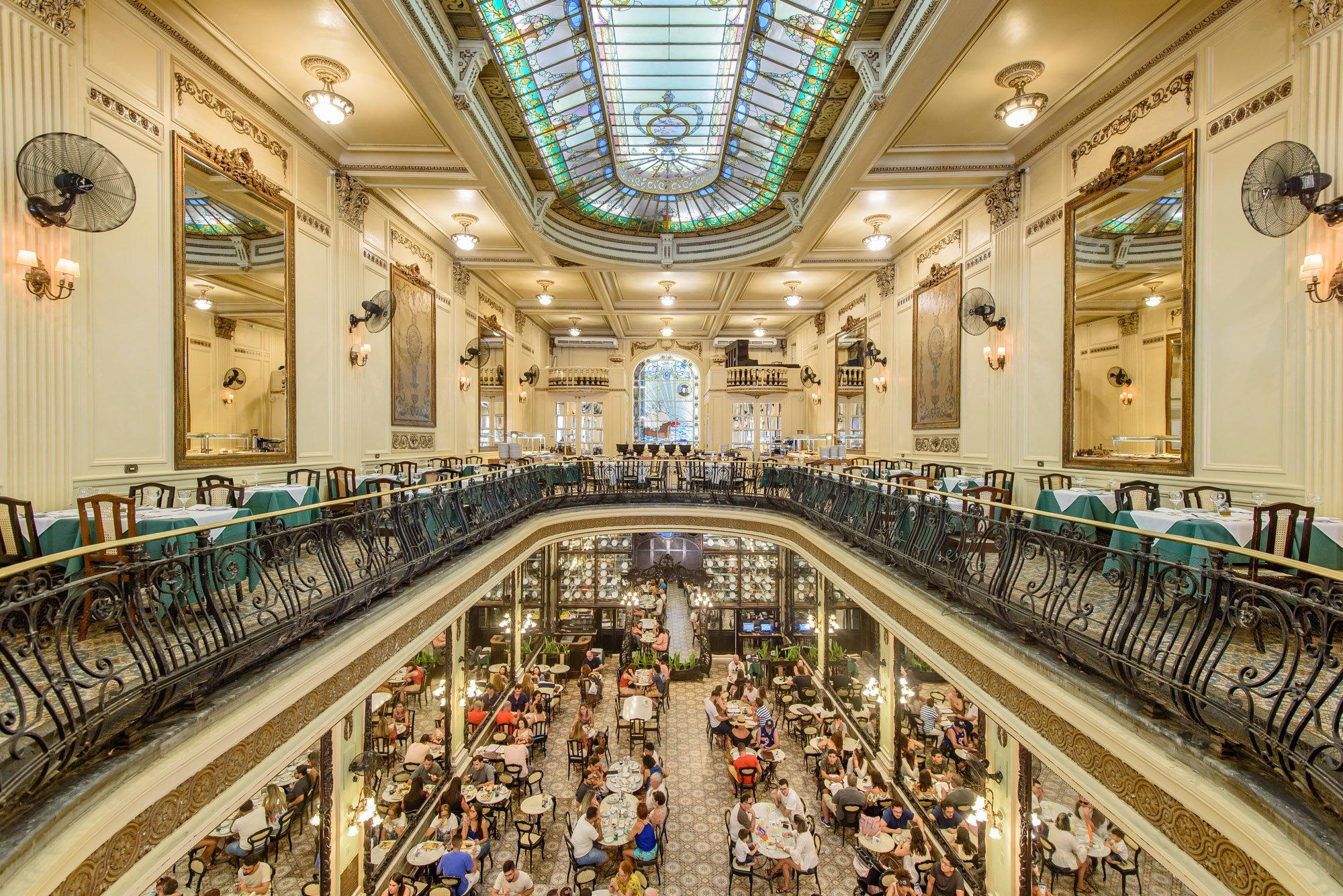 Confeitaria Colombo restaurant in Rio de Janeiro, Brazil