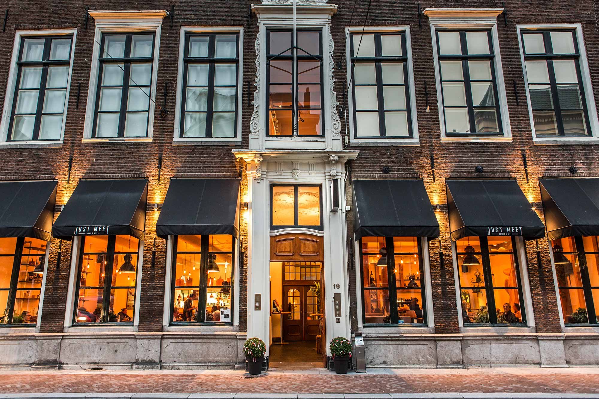 Just Meet restaurant in Leiden, Netherlands