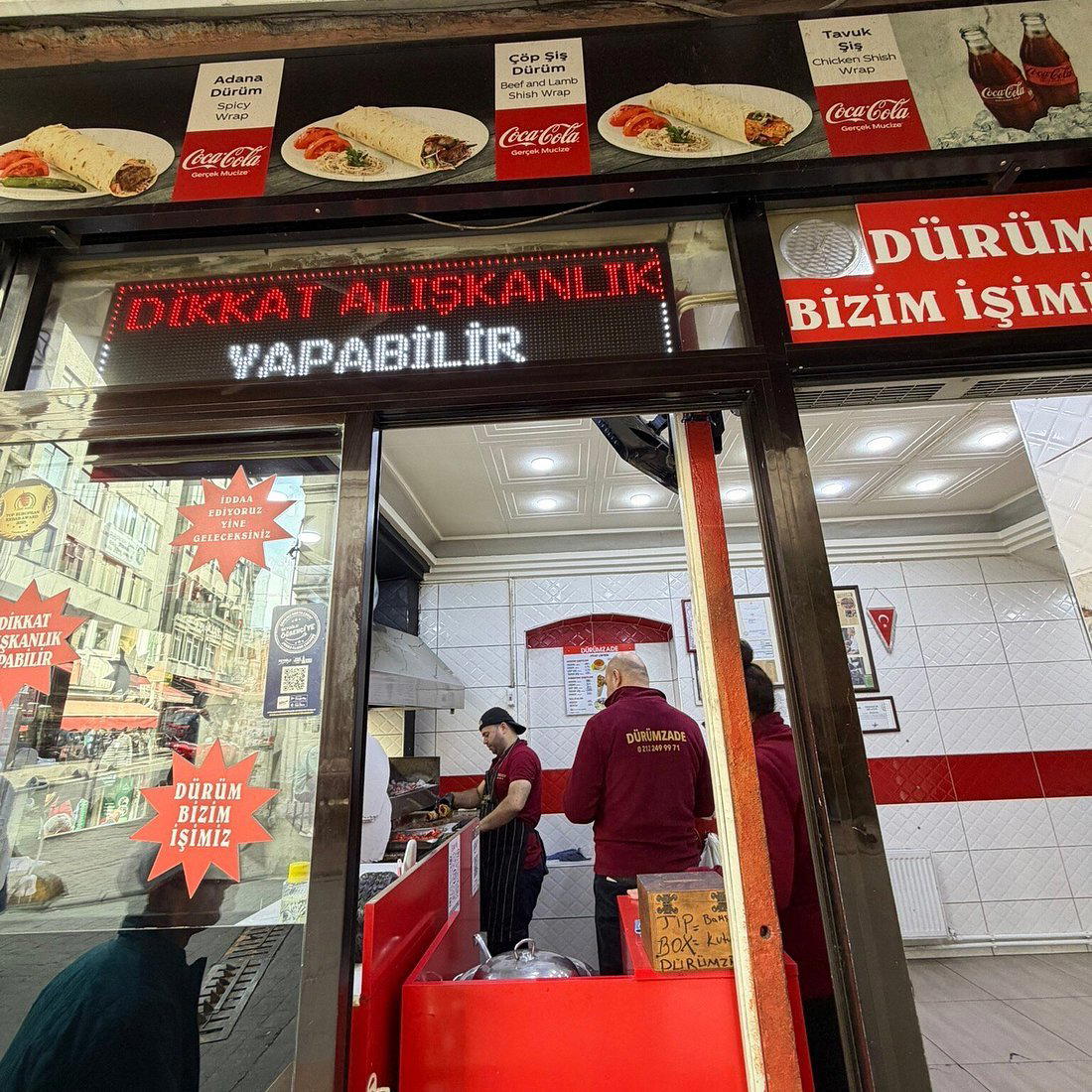 Dürümzade restaurant in Istanbul, Turkey
