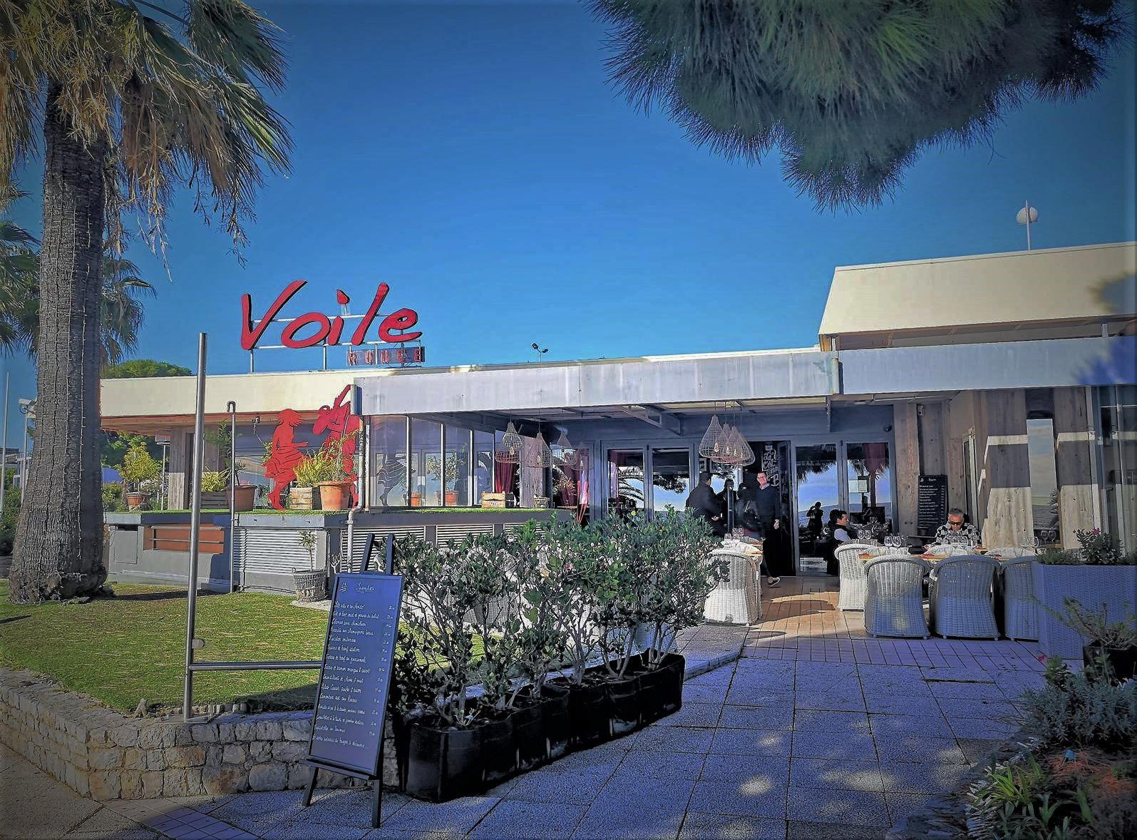 Voile Rouge restaurant in Saint Laurent Du Var, France