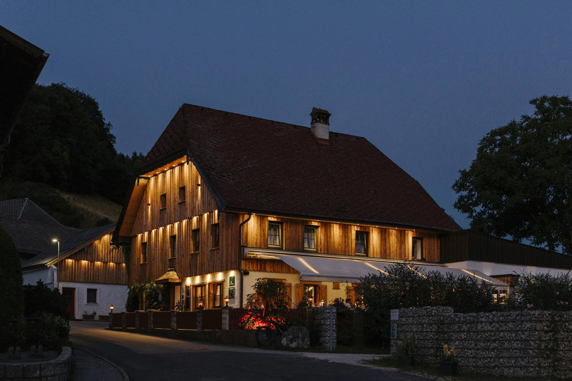Bachtaverne restaurant in Weyregg Am Attersee, Austria