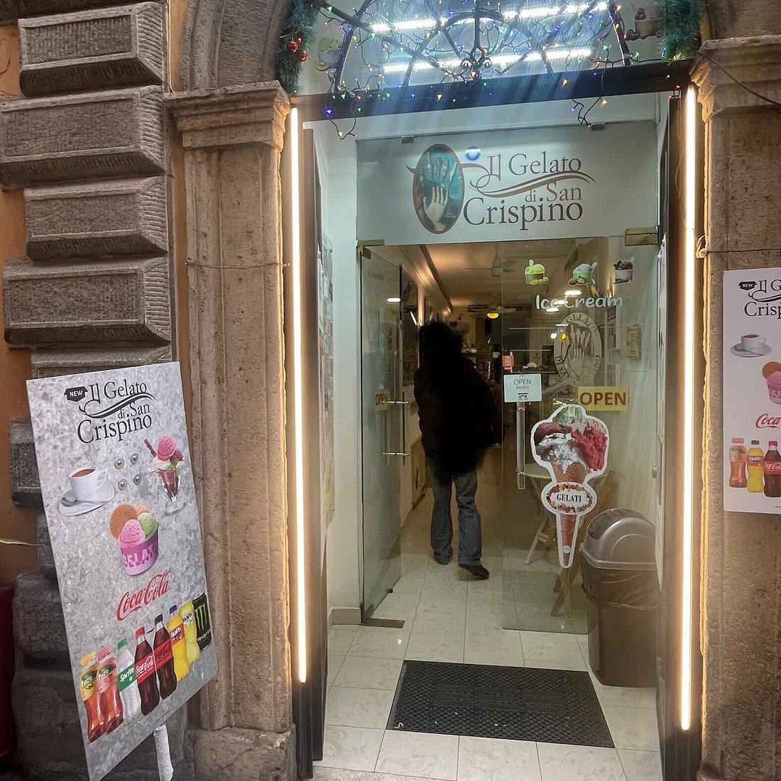 Il Gelato di San Crispino restaurant in Rome, Italy
