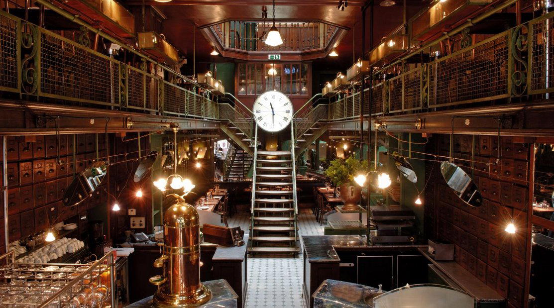 La Quincaillerie restaurant in Ixelles, Belgium