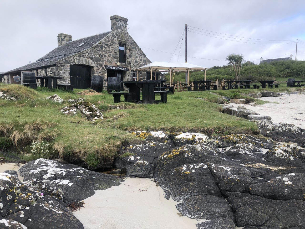 The Boathouse restaurant in Isle Of Gigha