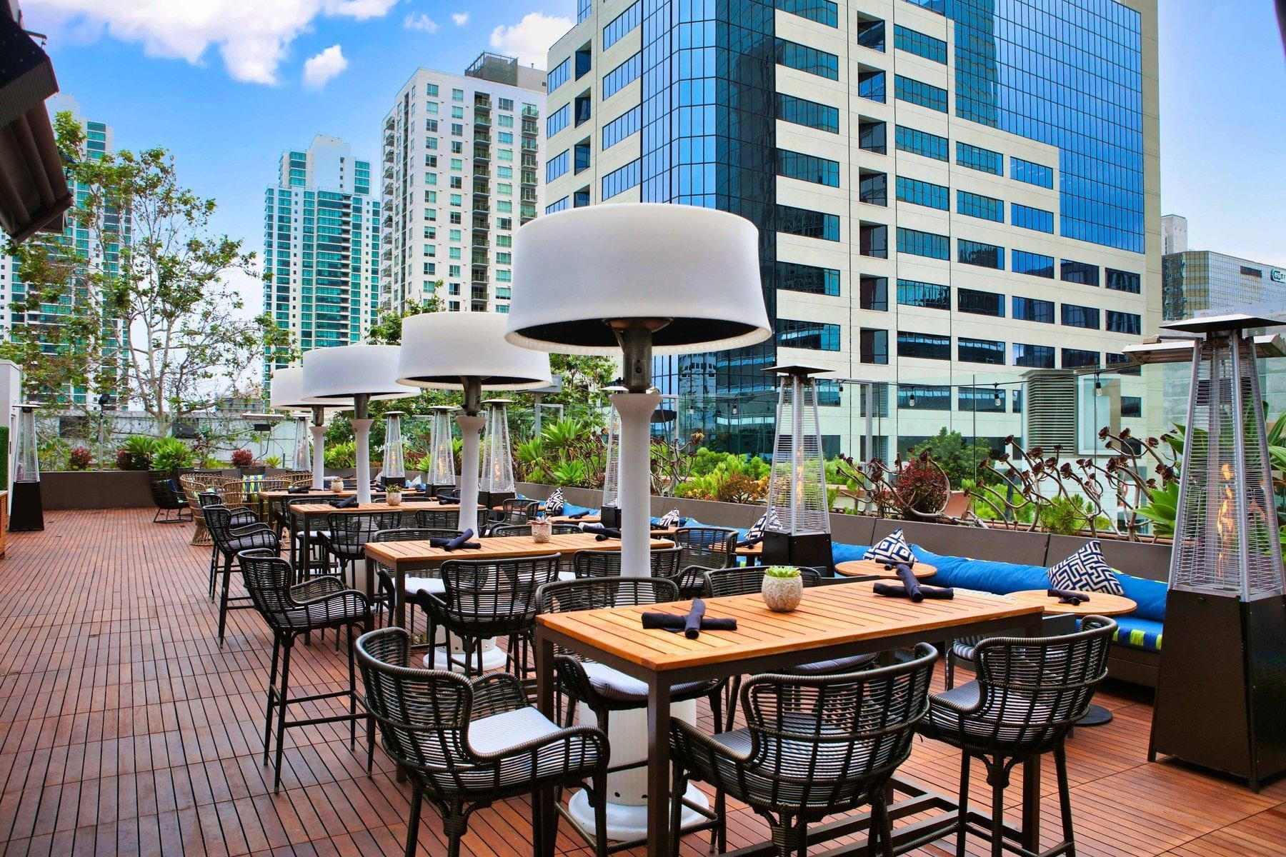 Topside Terrace restaurant in San Diego, United States