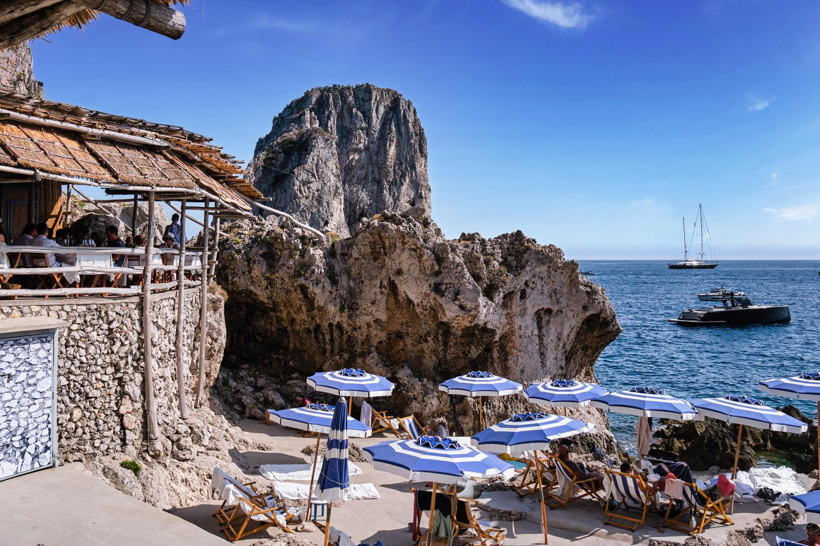 La Fontelina restaurant in Capri, Italy
