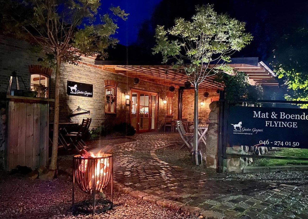 Gastro Gaspari restaurant in Flyinge, Sweden