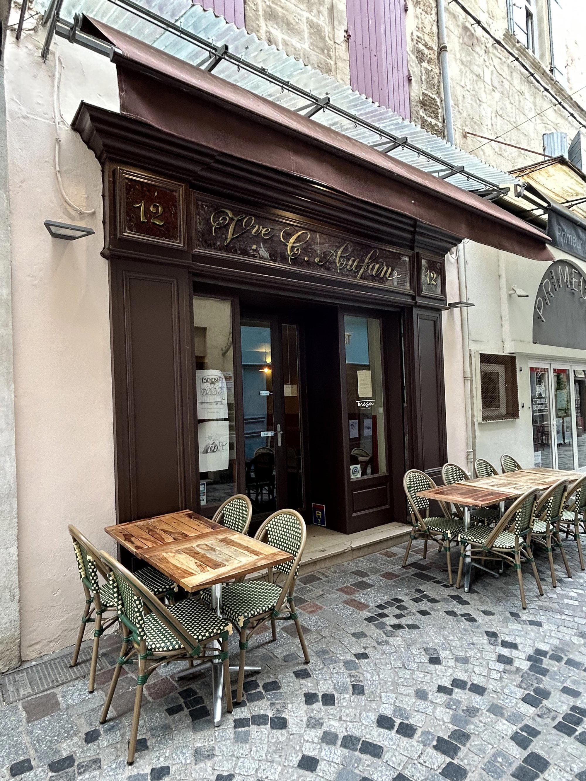 Mesa restaurant in Arles, France