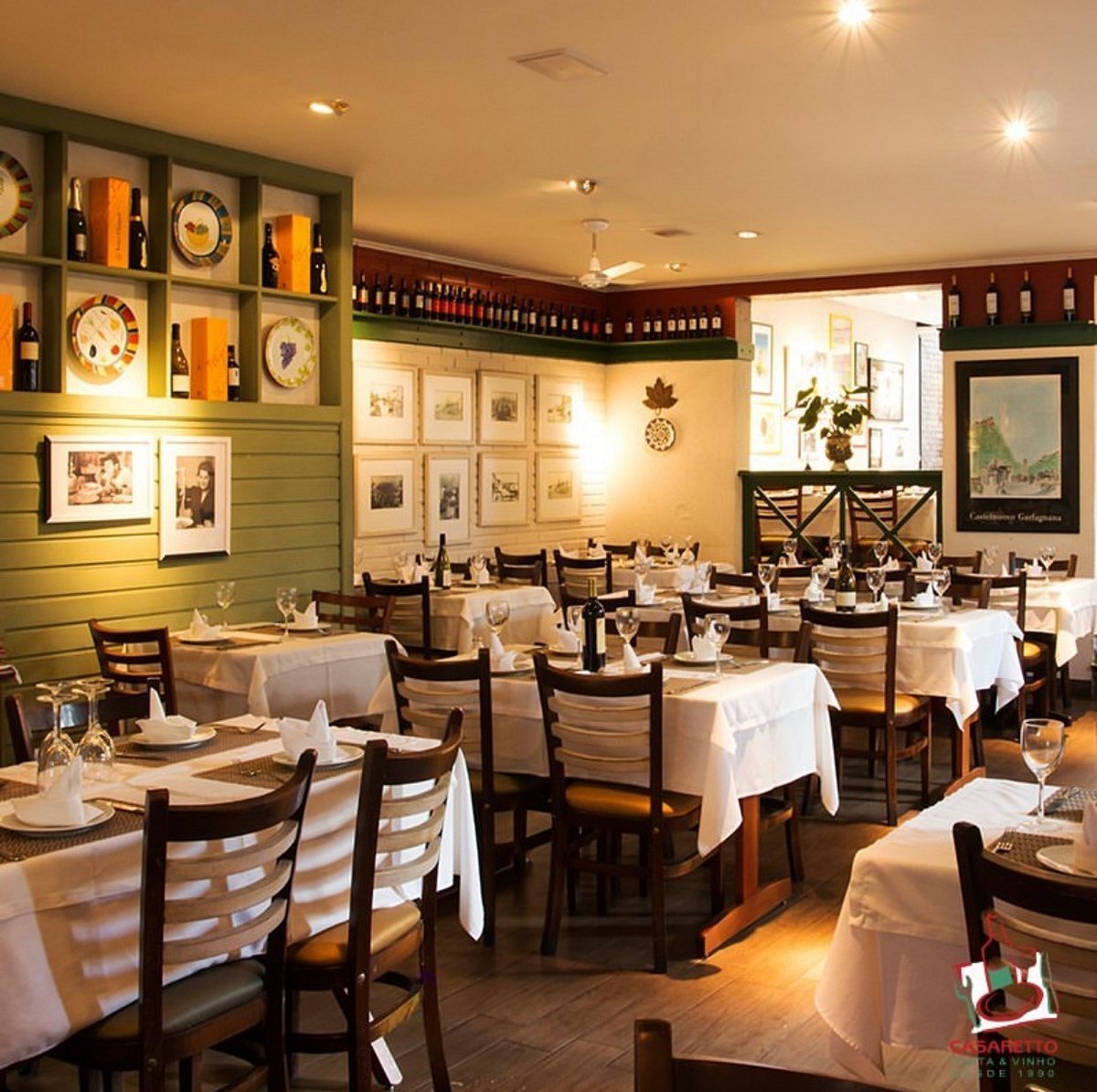 Casaretto Pasta & Vinho restaurant in Piracicaba, Brazil
