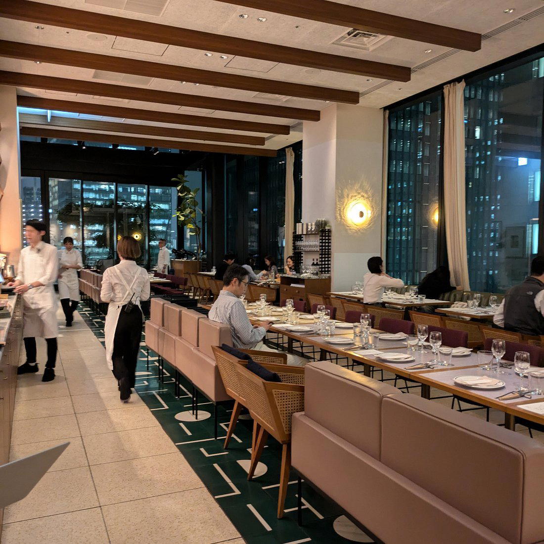 THE UPPER restaurant in Tokyo, Japan