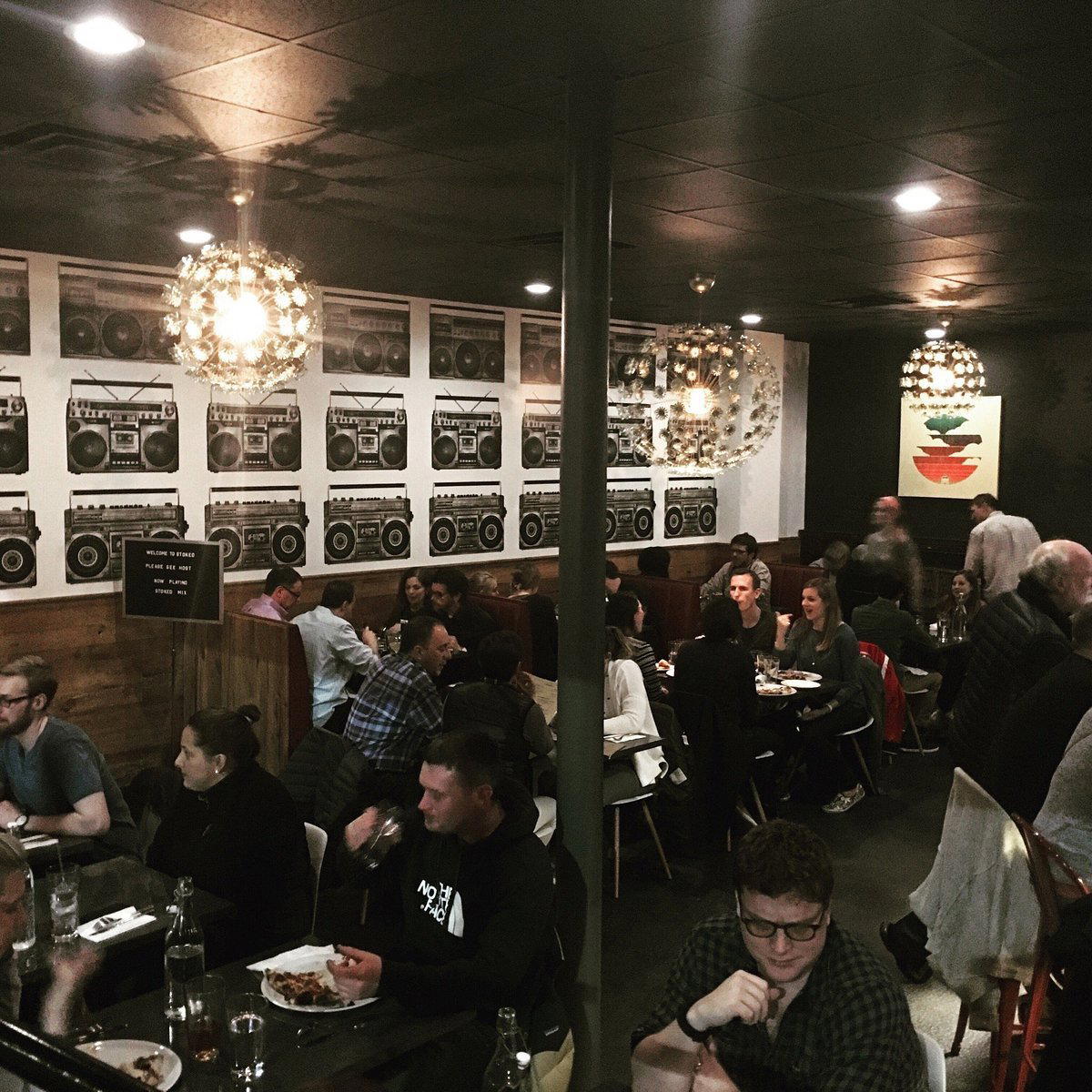 Stoked Wood Fired Pizza Co. restaurant in Brookline, United States