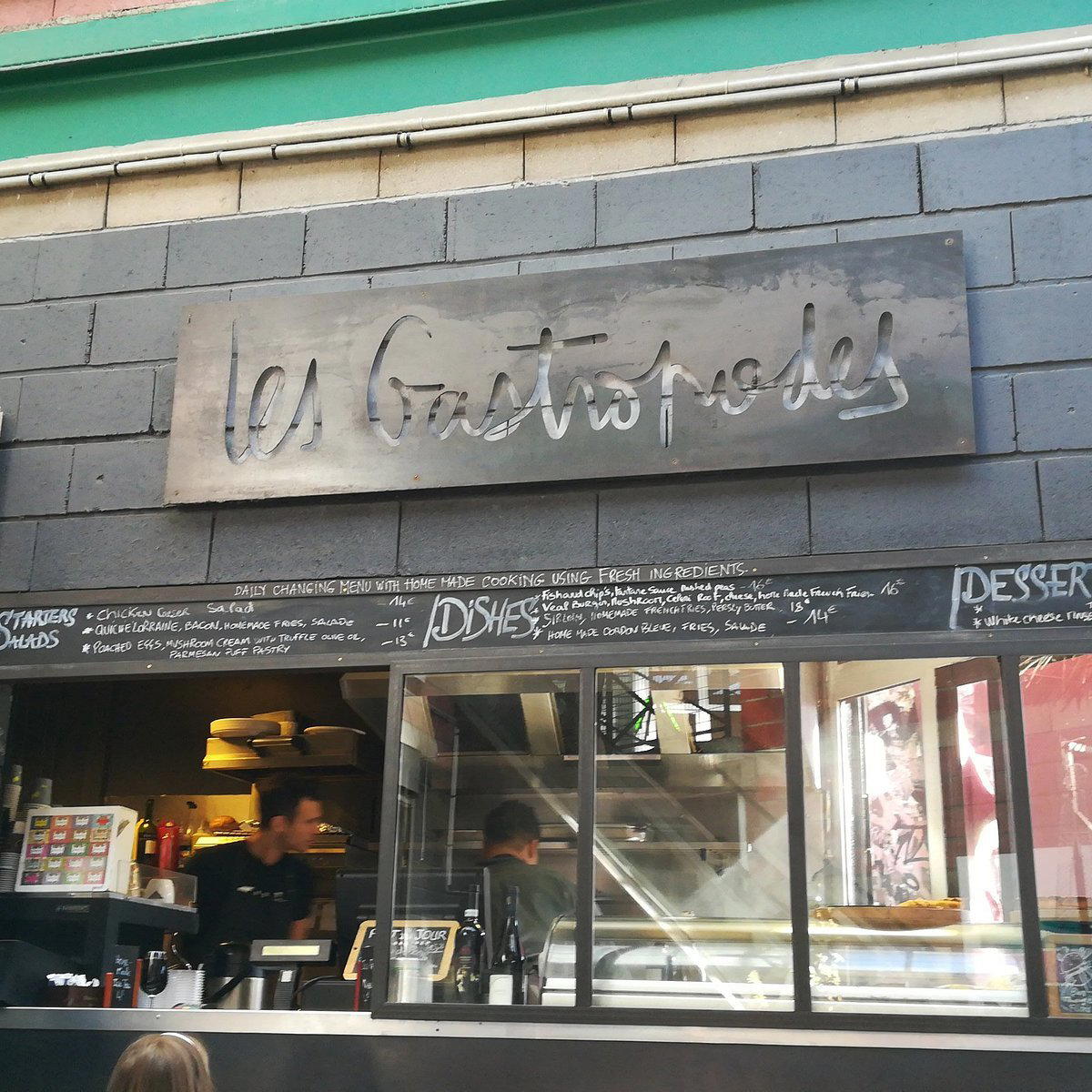 les Gastropodes restaurant in Saint Ouen Sur Seine, France