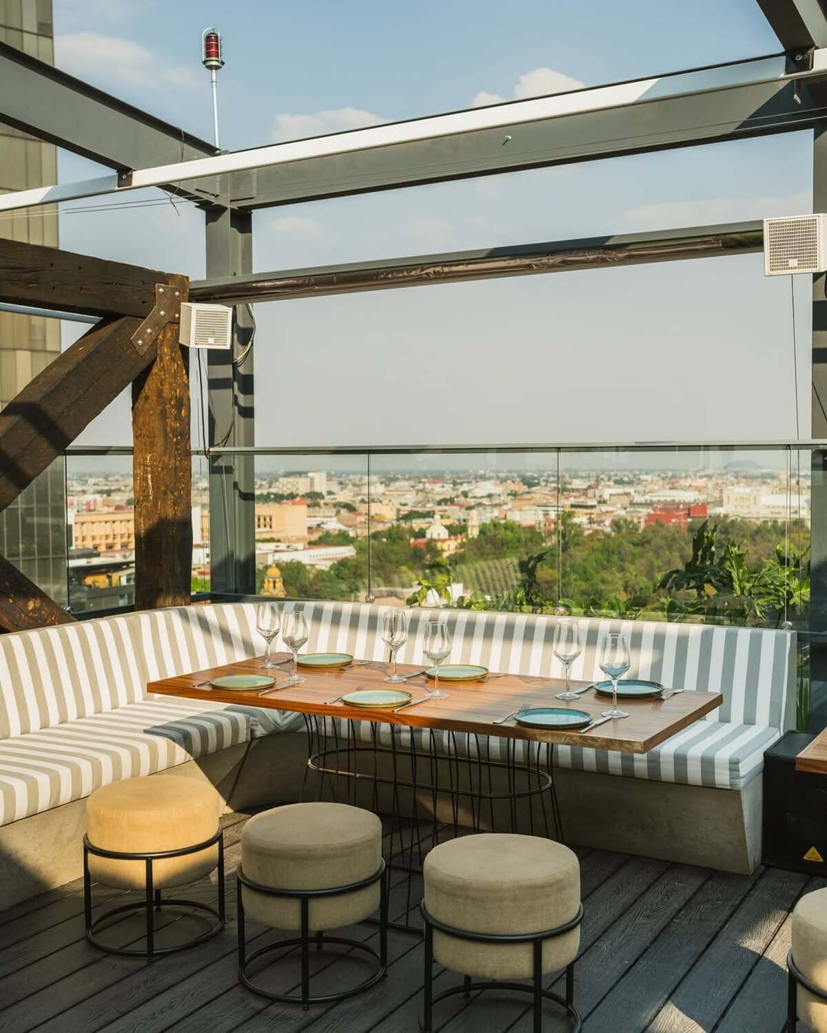 Faunna Rooftop restaurant in Mexico City, Mexico