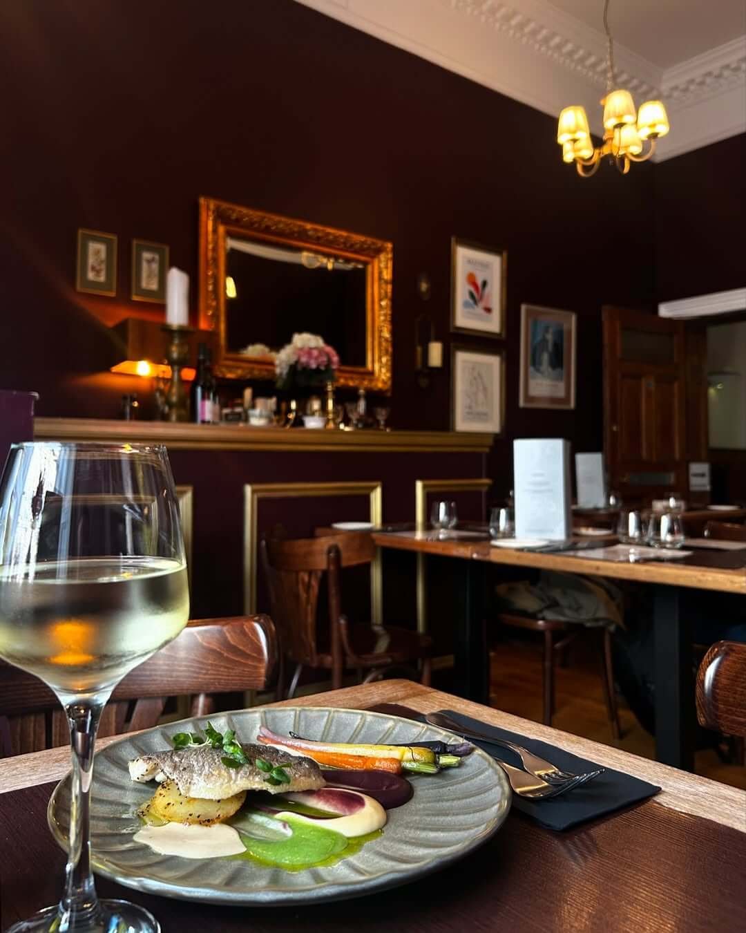 Le Bistrot restaurant in Edinburgh, United Kingdom
