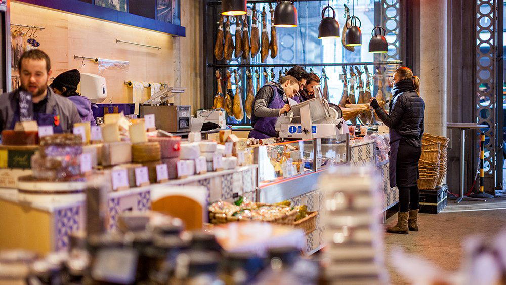 Brindisa Shop at Borough Market restaurant in London, United Kingdom