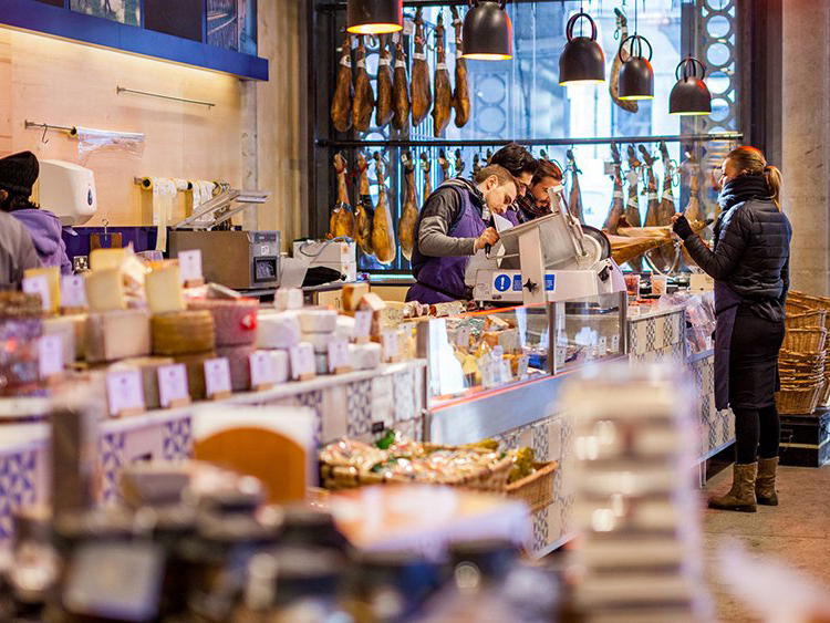 Brindisa Shop at Borough Market, London, United Kingdom