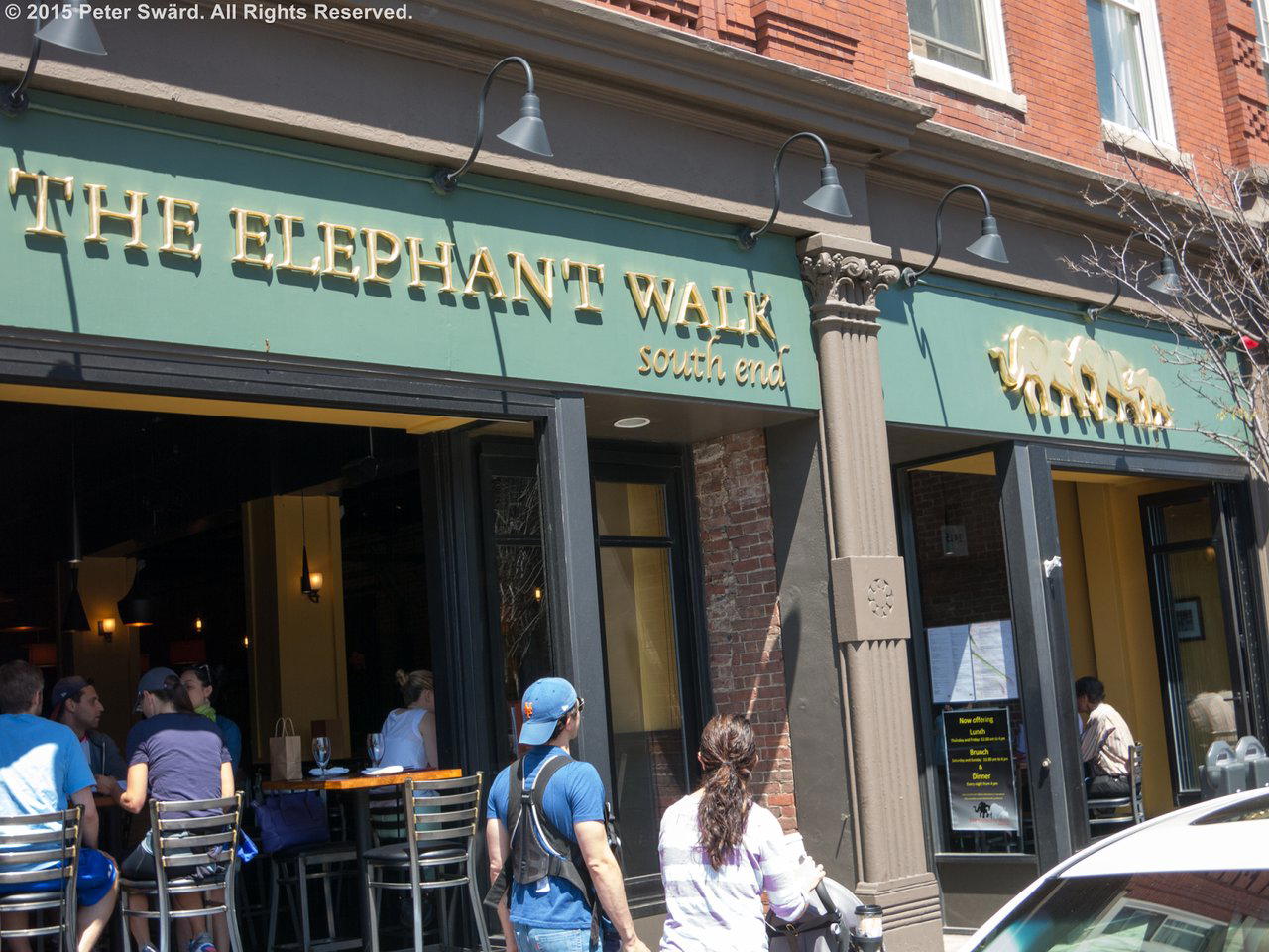The Elephant Walk restaurant in Boston, United States