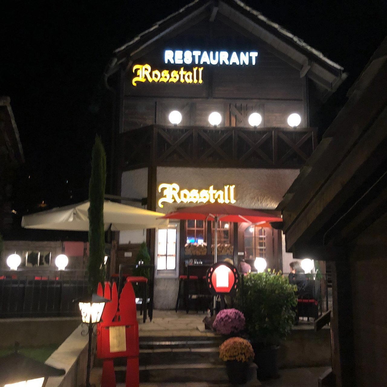 Rosstall restaurant in Zermatt, Switzerland