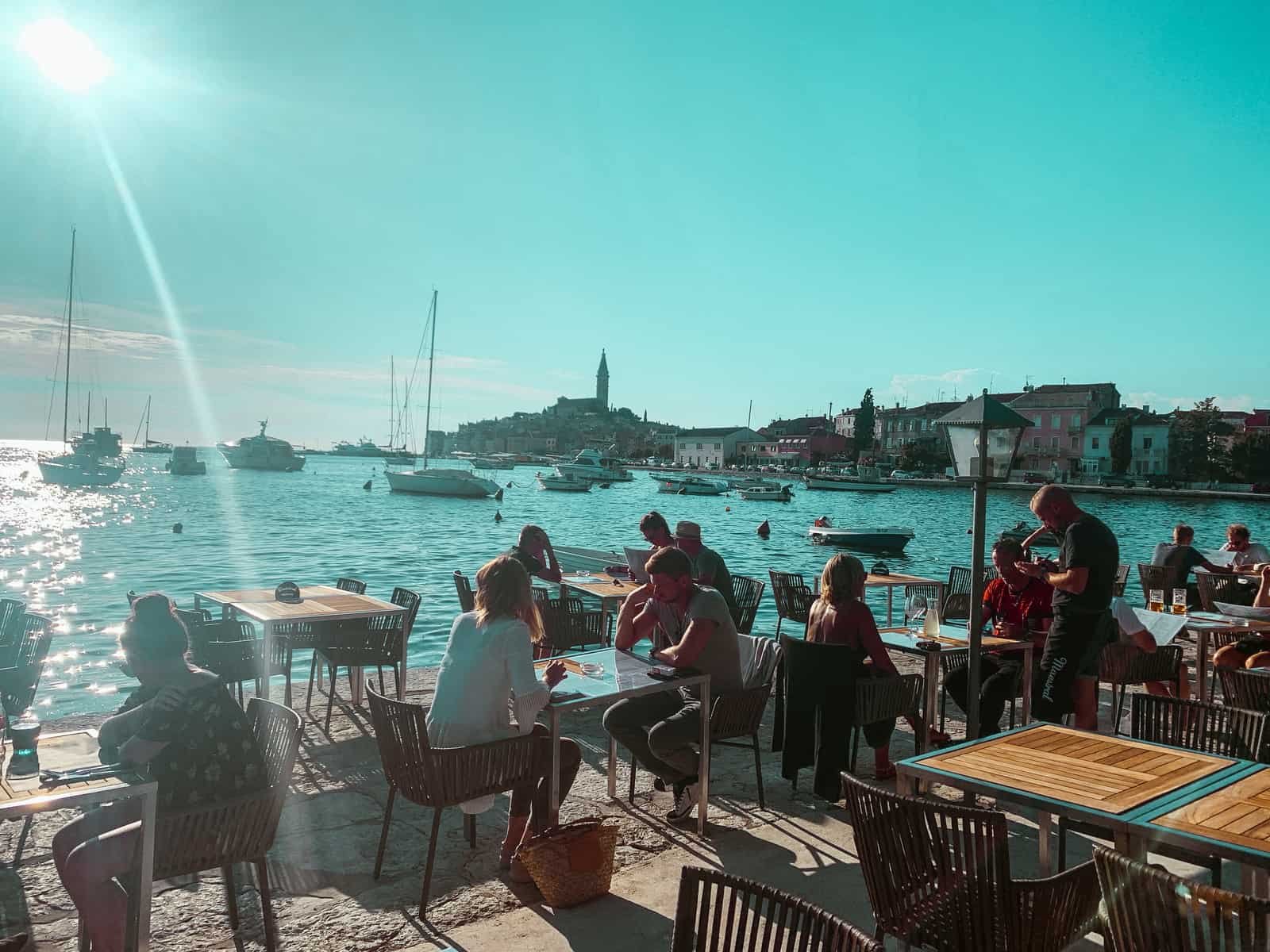 Maestral restaurant in Rovinj, Croatia
