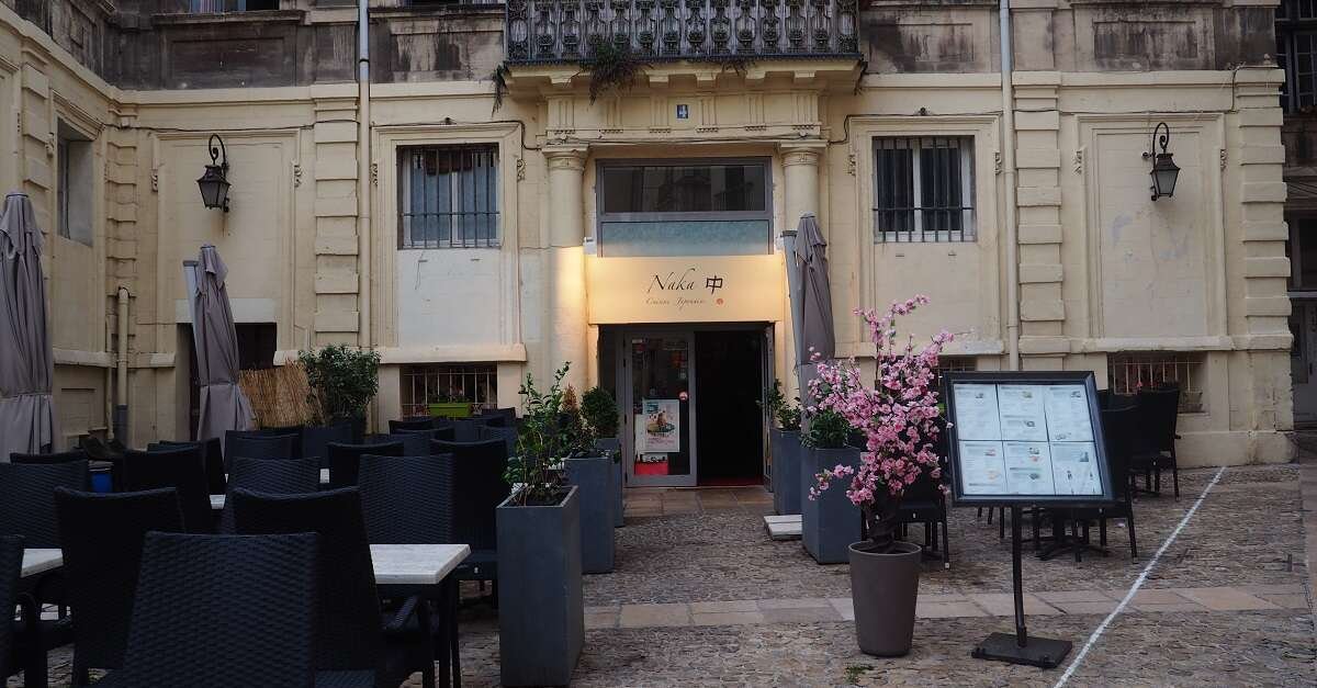 Naka restaurant in Avignon, France