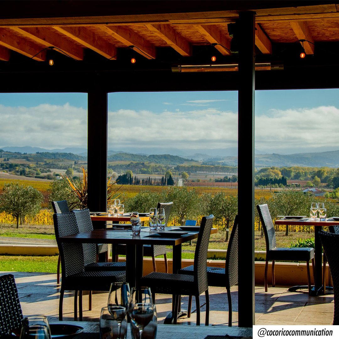 Domaine Gayda restaurant in Brugairolles, France