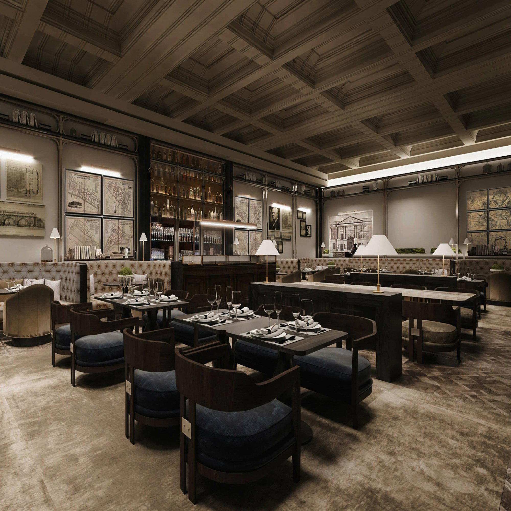 Blank restaurant in Bucharest