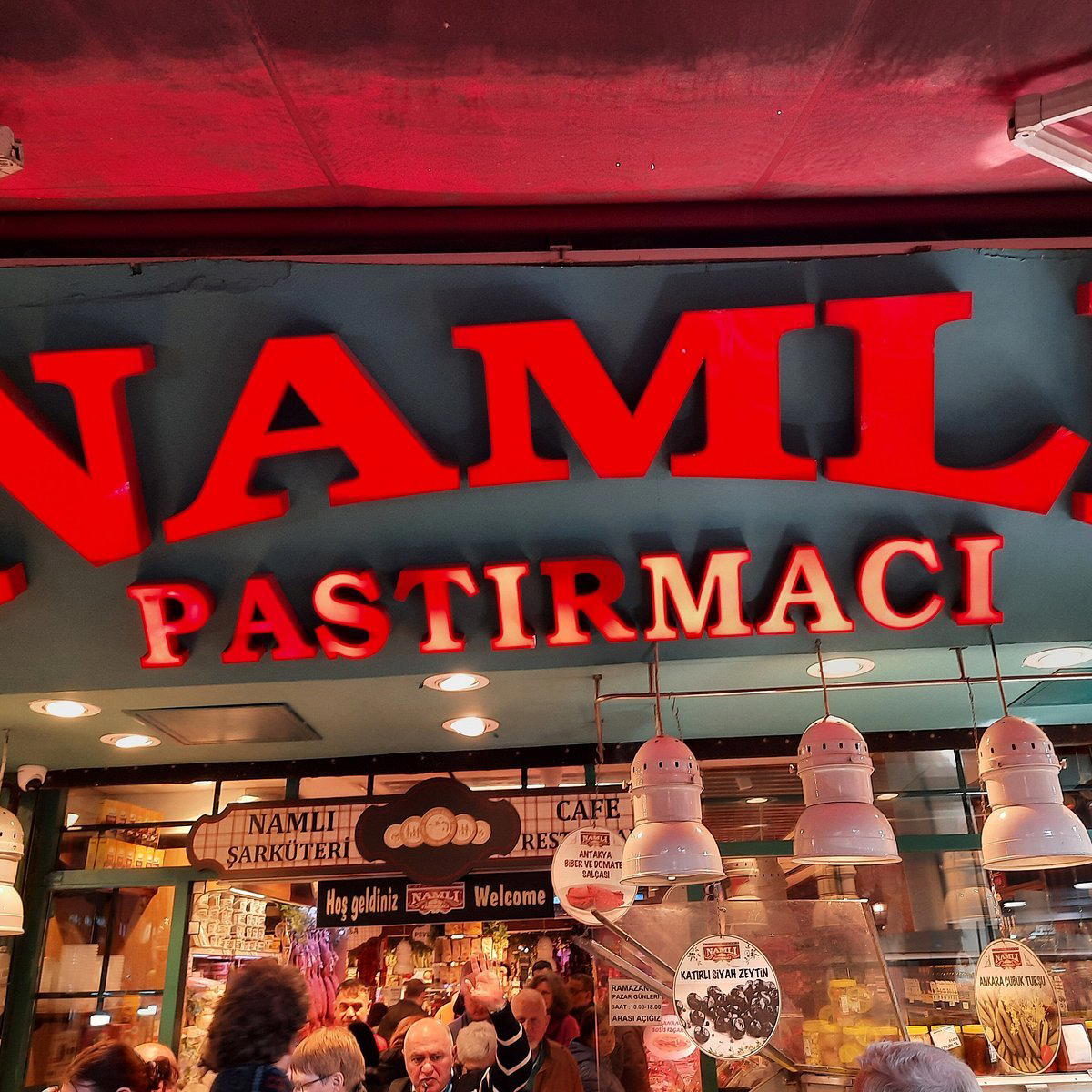 Namli Pastirmaci restaurant in Istanbul, Turkey