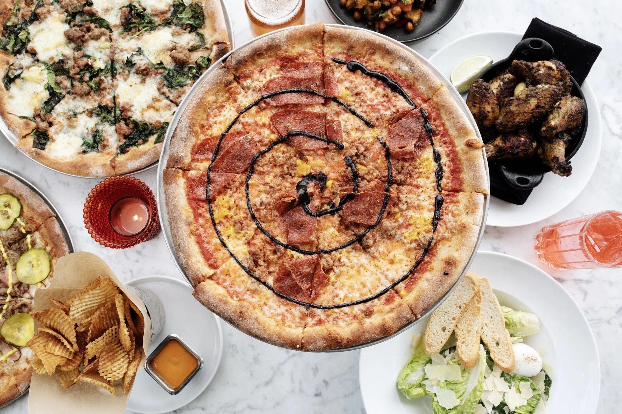 Red Wagon Pizza Company restaurant in Minneapolis, United States