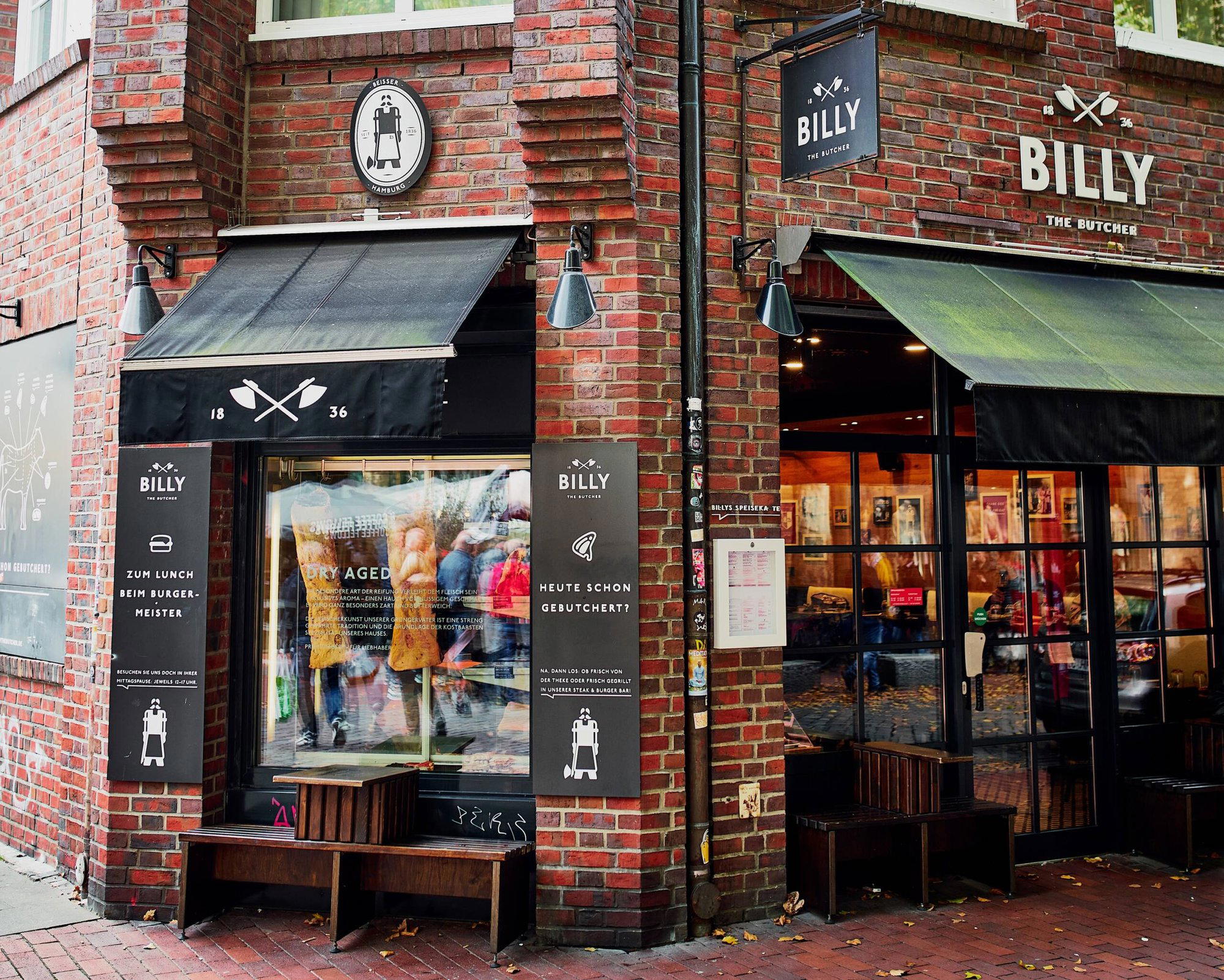 Billy the butcher restaurant in Hamburg, Germany