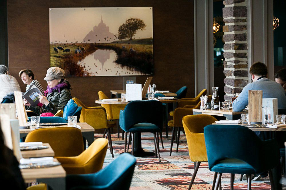 Le Pré Salé restaurant in Le Mont Saint Michel, France