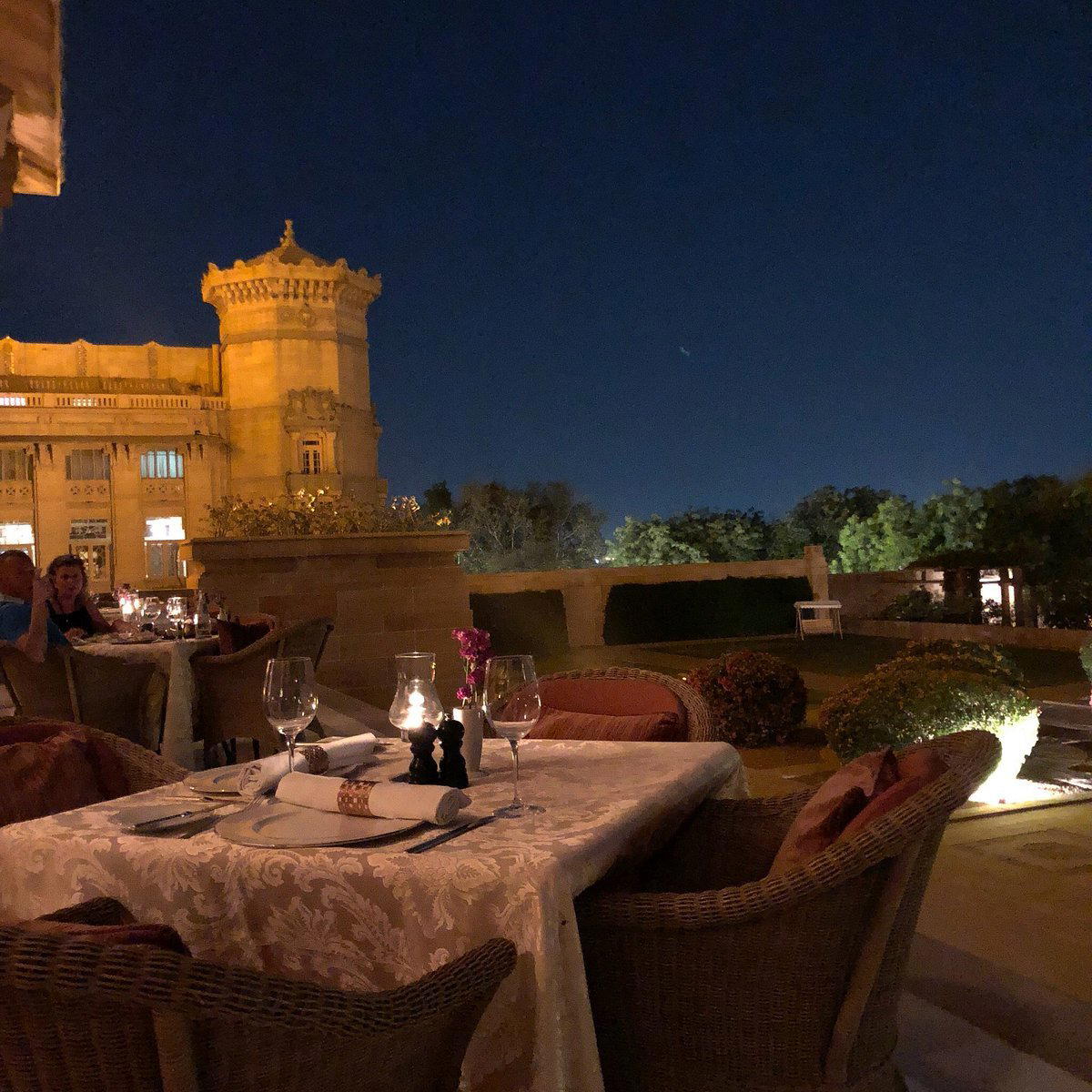 The Pillars restaurant in Jodhpur, India